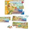 Puzzle tiptoi per giovani esploratori: dinosauri
