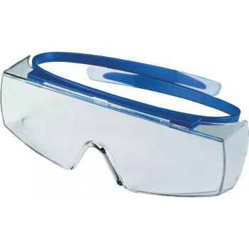 Occhiali di sicurezza UVEX 9169260 — montatura blu navy, lenti in policarbonato