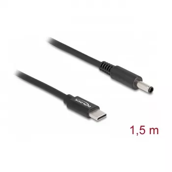 Cavo di ricarica per laptop DeLOCK USB Type-C maschio a Dell 4.5 x 3.0 mm maschio 1,5 m 20 V
