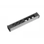 Prolunga di alimentazione Bachmann 912.006 3 prese AC nero argento