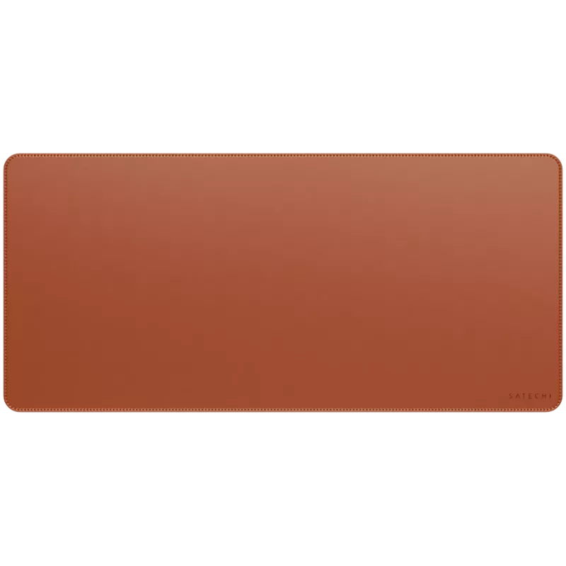 Tappetino per mouse Satechi Vegan-Leather Premium Desk Mat marrone ST-LPDMN