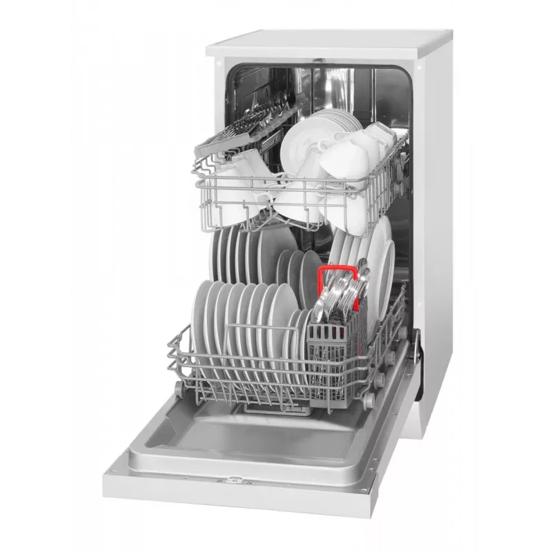 Amica DFM41E6qWMG lavastoviglie a libera installazione, 10 coperti, 6 programmi, 49 dB, classe energetica E, bianca