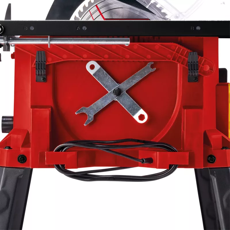 Einhell TC-TS 2225 U sega circolare da tavolo, 1800 W, lama 254 mm, profondità di taglio 80 mm, rosso