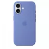 Custodia in silicone per iPhone 16 con MagSafe - pervinca