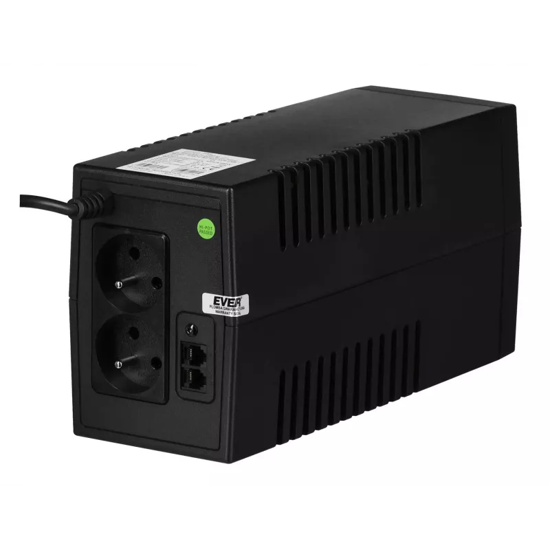 Ever EASYLINE 850 AVR USB Line-Interactive 0,85 kVA 480 W 2 uscite AC