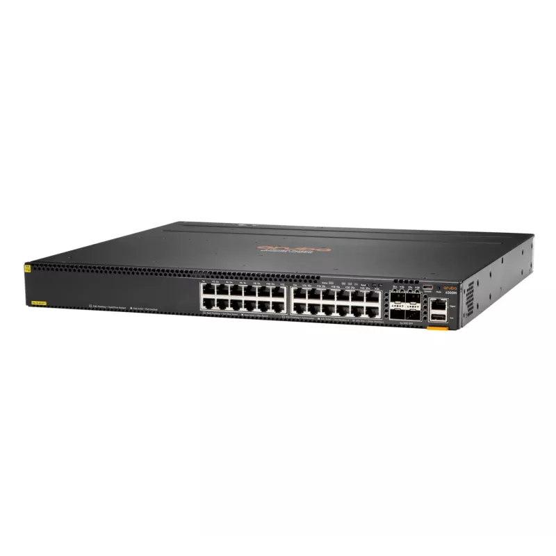 Switch managed Aruba 6300M 24 porte 1GbE Class 4 PoE e 4 porte SFP56