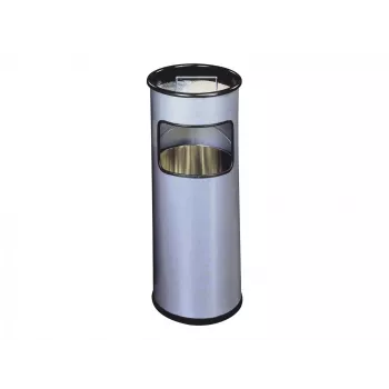 Cestino portacenere/rifiuti Durable - rotondo - 17 L - metallo