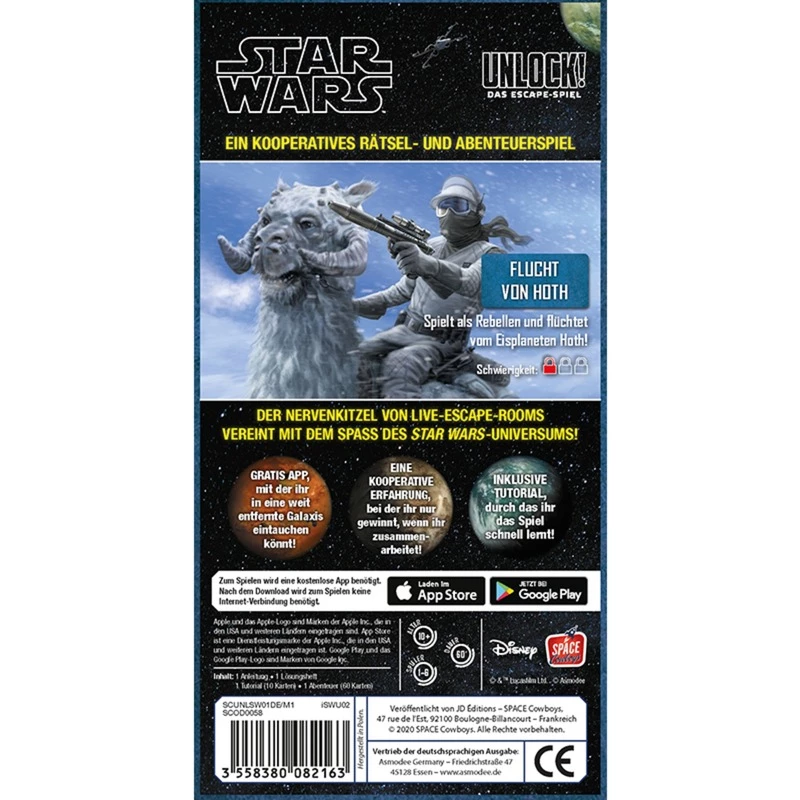 Unlock - Flucht von Hoth, gioco per feste