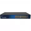 Switch PoE ALLNET 16+2P ALL-SG8418PM – 18 porte Gigabit, 16 porte PoE, 2 porte uplink