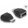 Adattatore DeLOCK USB Type-C maschio a USB 10 Gbps Type-E Key A femmina nero