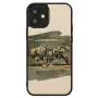 Custodia per cellulare Man and Wood per iPhone 12 mini — design toro bianco