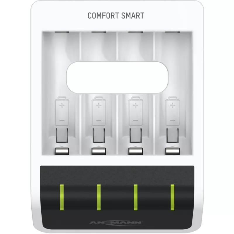 Caricabatterie Ansmann Comfort Smart per batterie domestiche USB
