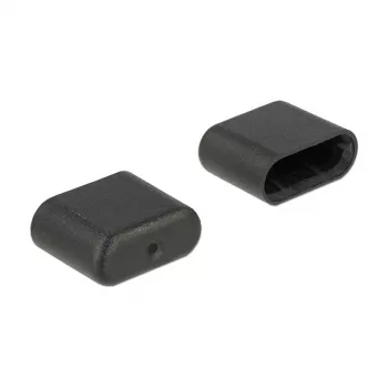 Cappuccio di protezione per connettore femmina DeLOCK 64008 USB Type-C nero