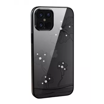 Custodia protettiva Devia Crystal Flora per iPhone 12 Pro Max – nero