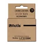 Cartuccia d'inchiostro ACTIS KB-223BK compatibile con Brother LC223BK, inchiostro nero pigmentato 16 ml, capacità standard