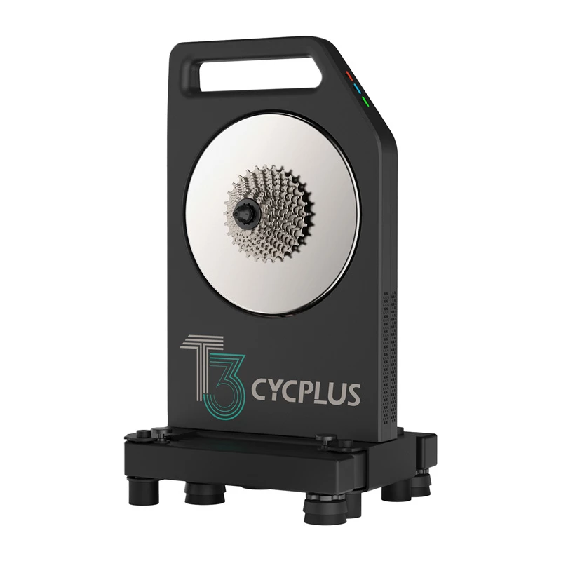 Rullo per bicicletta Cycplus T3 con resistenza magnetica, connettività Bluetooth, modello T3-BT