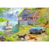 Puzzle Ravensburger Feel Well & Puzzle – Sommerhaus am See, 200 pezzi