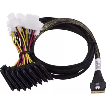 Cavo Adaptec 1x SFF8654 x8 -> SFF8639 8xU.3 interno 0,8 m SlimSAS - 8SFF-8639 x1 and3 Tri-Mode SAS/SATA/NVMe