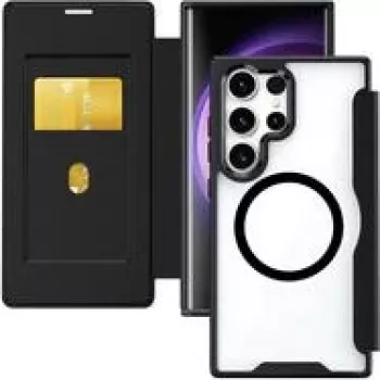 4Smarts Urban Pro Flipcase Galaxy S26 Ultra compatibile Qi2 nero (541780)