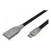 Cavo NATEC USB-C/A 2.0 1 m dritto 1 m nero metallo
