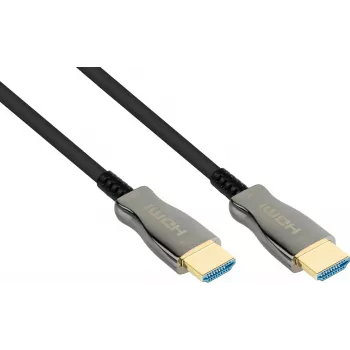 Cavo HDMI 2.1 AOC Hybrid Ultra-High-Speed, 8K @60Hz / 4K @120Hz, 48 GBit/s, nero, 100m, PYTHON (AOC-H21100)