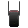 Ripetitore di segnale Wi‑Fi Cudy RE3000 2400–5000 MHz, 802.11ax/ac/n/g/b/a, Ethernet 100 Mbps, antenna esterna, nero/rosso