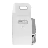 Organizer da scrivania con cassetto e caricabatterie wireless Ergo Office, bianco, max. 10kg, ER-441