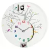 NeXtime orologio a cucù 2998wi Cuckoo Round, 30x10 cm, da parete, bianco