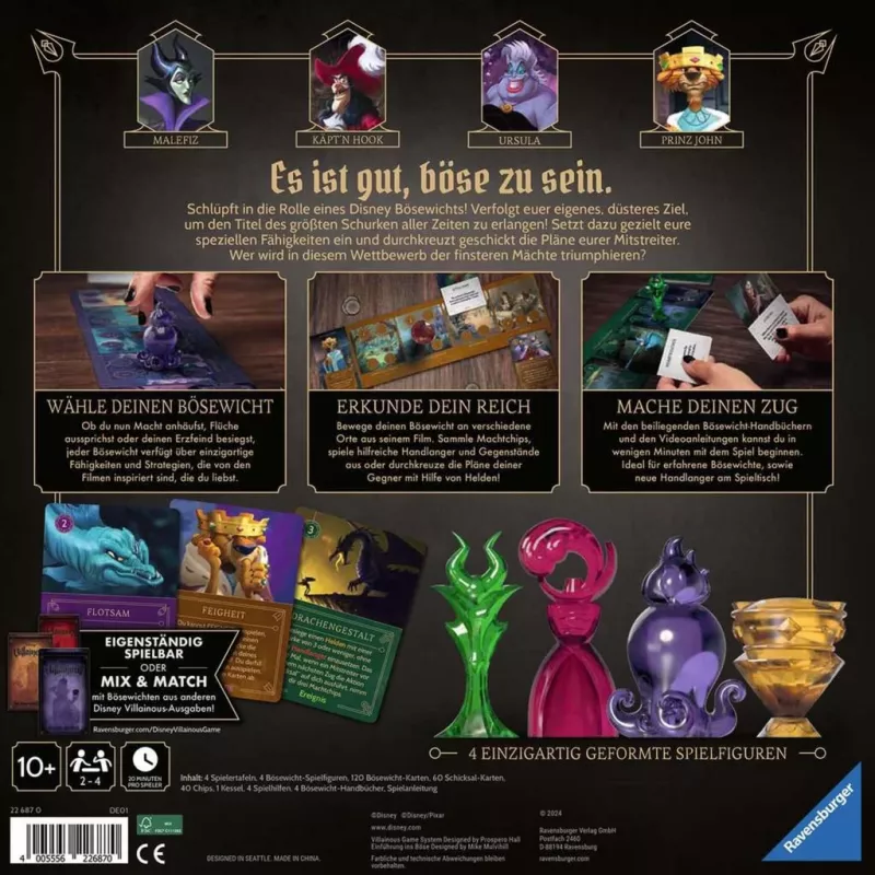 Disney Villainous - Introduction to Evil, gioco da tavolo
