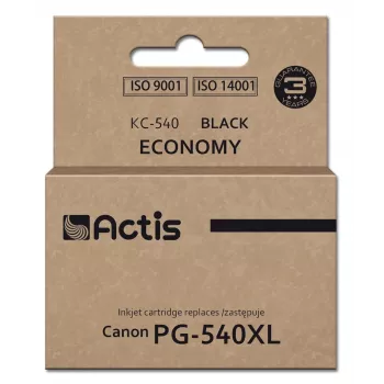 Cartuccia d'inchiostro ACTIS KC-540 nero — alternativa compatibile per Canon PG-540XL, inchiostro a coloranti 22 ml, confezione singola
