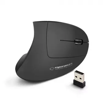 Esperanza EM133 Corvus mouse verticale wireless, 2,4 GHz, 1600 DPI