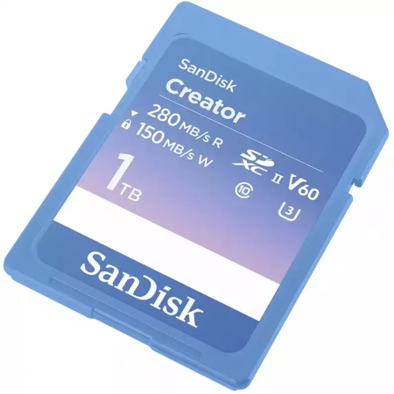 Scheda di memoria SanDisk Creator SD UHS-II, 1 TB, blu, SDSDXEP-1T00-GNCIS