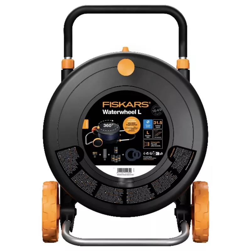 Fiskars Comfort carrello portagomma L con ruote 30 m 1071670