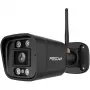 Foscam V8P telecamera WiFi bullet per esterni, 8 MP 4K (3840x2160), WiFi dual-band, faro, sirena, visione notturna, nera