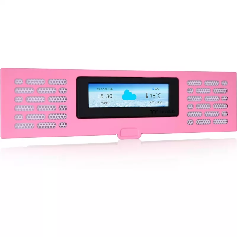 Thermaltake AC-067-OOANAN-A1 kit pannello LCD per The Tower 200, rosa