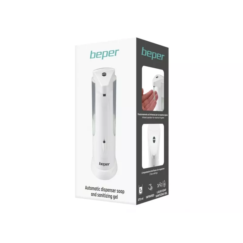 Dispenser di sapone Beper P201UTP004 bianco