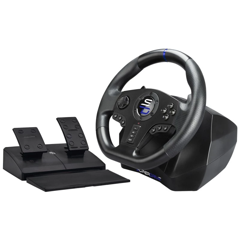 Volante + pedali Subsonic SV750 nero rotazione 270° USB