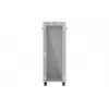 Armadio rack a pavimento LANBERG 19 pollici 32U 600×600 mm grigio con porte perforate e LCD (flat pack)