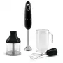 Frullatore a immersione Smeg HBF03BLEU — 700 W Frullatore a mano, 1,4 L bicchiere, lama in acciaio inox, nero