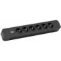 Cavo prolunga elettrica Bachmann Primo 2 2m 6 prese AC nero