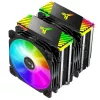 Sistema di raffreddamento per computer Jonsbo CR-2000GT dissipatore per processore 12 cm nero 1 pz.