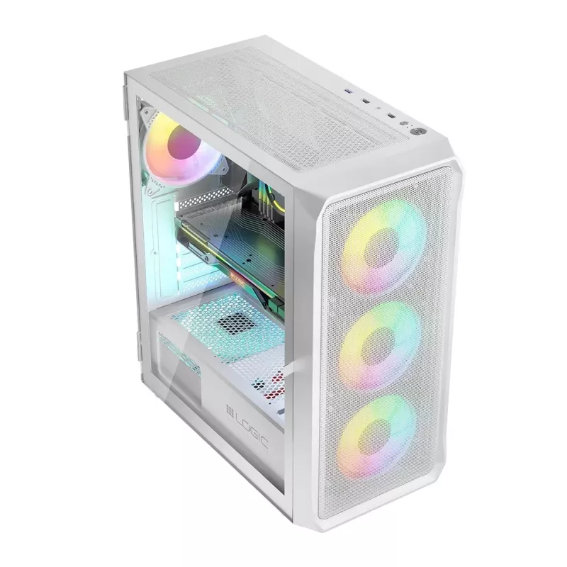 Case Logic PORTOS ARGB MINIDI USB 3.0 bianco
