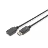 Digitus ASSMANN - Cavo di prolunga DisplayPort - DisplayPort (M) - DisplayPort (F) - 2 m (DisplayPort 1.2) - stampato - nero (AK-340200-020-S)