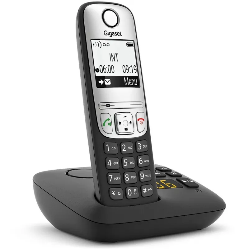 Gigaset A690A - Telefono analogico/DECT - Cordless - Vivavoce - 100 voci - nero (S30852-H2830-B101)