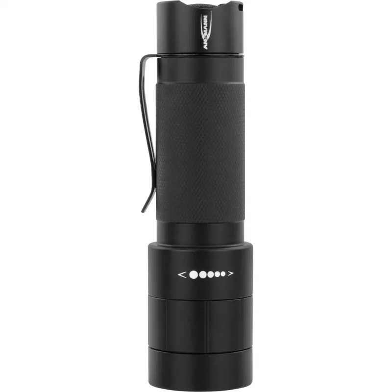 Ansmann M250F - luce lampeggiante portatile - nero - pulsanti - regolatore rotante - 1 m - IP54 - 1 lampada