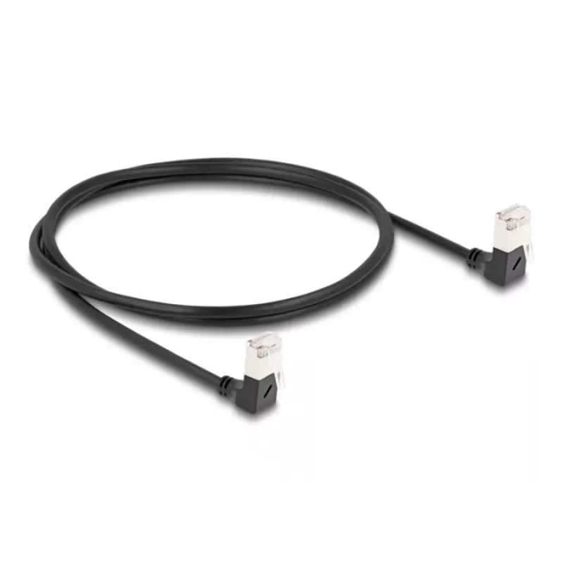 Cavo di rete DeLOCK RJ45 Cat.6A 1m nero