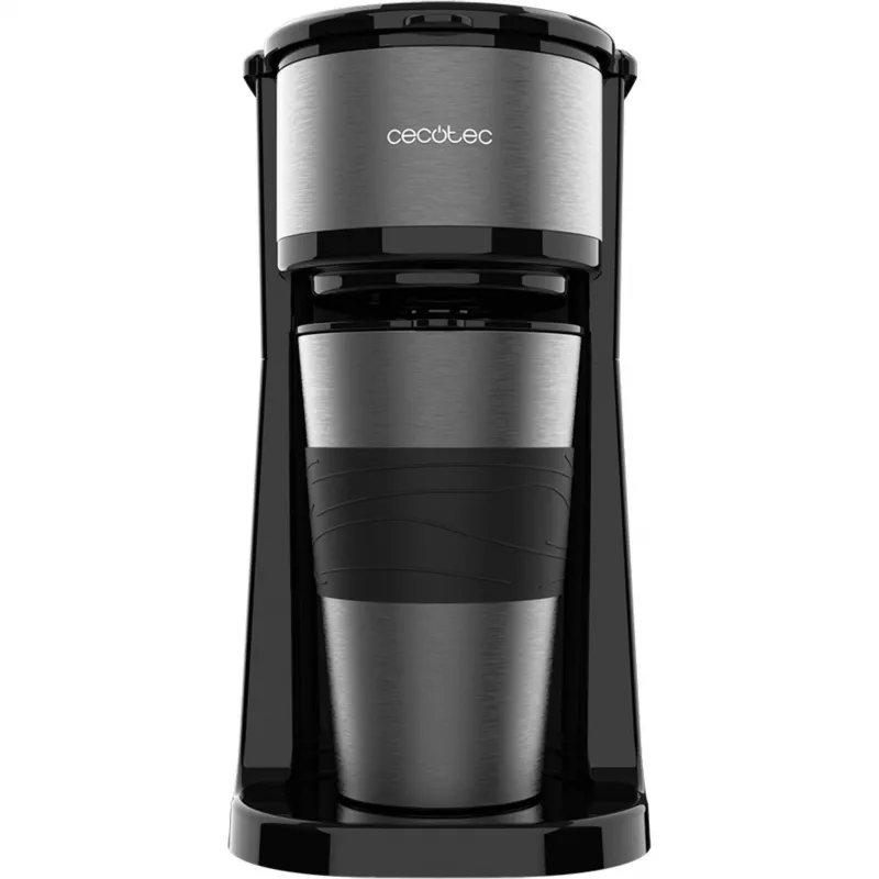 Cecotec Coffee 66 Drop & Go Macchina da caffè a filtro, 700 W, Nero/Acciaio inox