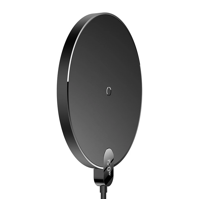 Caricabatterie Baseus CCED000001 per dispositivi mobili cuffie, smartphone nero USB ricarica wireless per interni