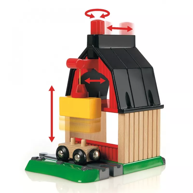 BRIO 33719 set treno fattoria, 20 pezzi