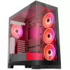 Case per PC MODECOM Volcano SPACE APEX ARGB Midi Tower, vetro temperato, USB-C, supporta ATX/microATX/Mini-ITX, GPU fino a 430 mm, dissipatore CPU fino a 180 mm